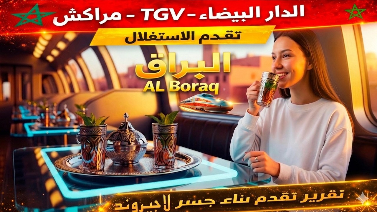 TGV Casablanca   Marrakech Travaux Chantier  أسرع خط سكة حديد في أفريقيا