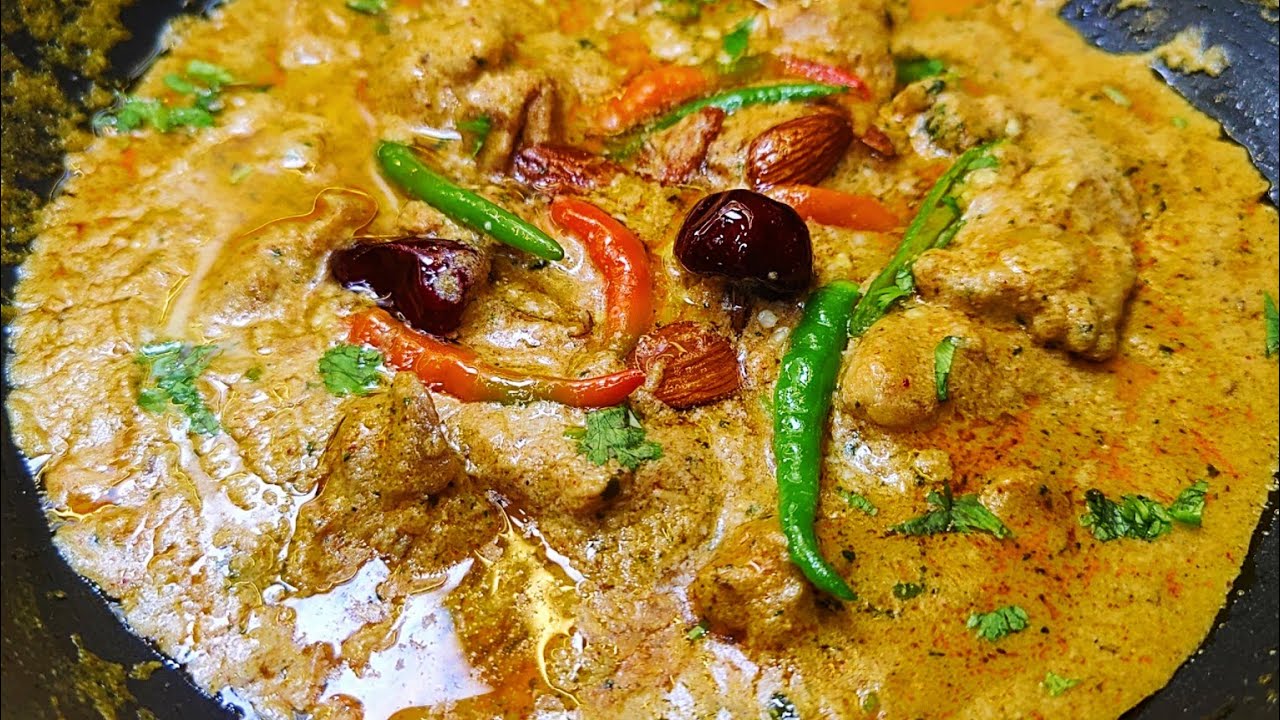 Badami Chicken With Silky Smooth Gravy | Mughlai Chicken Korma | Murgh Badami | Chicken Badami Korma