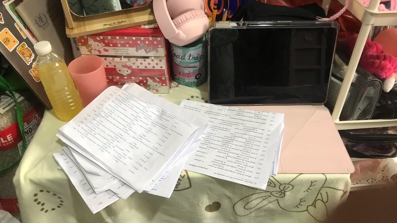 Studying and answer with me
