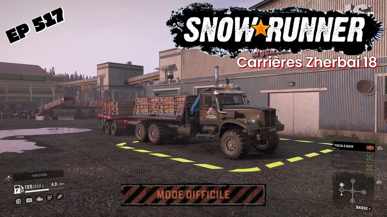 #SnowRunnerQC (Carrière Zherbai 18) Contrat « Dans les ruines d'une gloire passée »