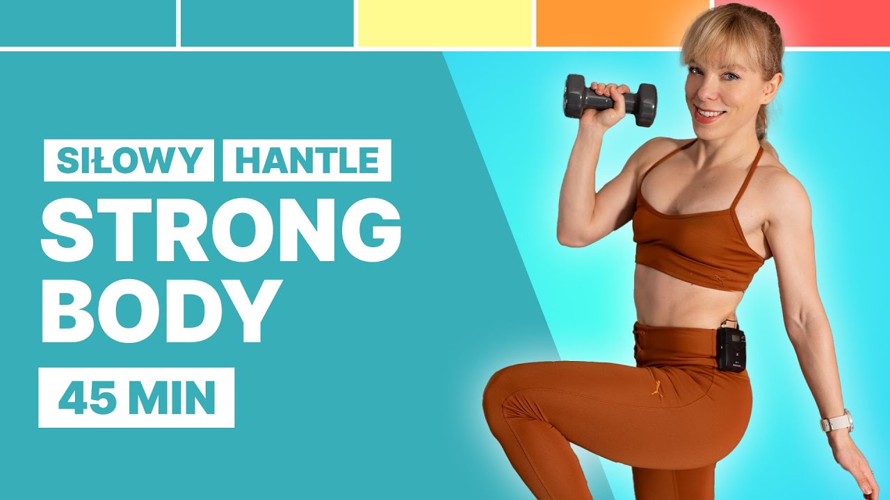 STRONG BODY: TRENING SIŁOWY Z HANTLAMI | FULL BODY | 45 MIN. | Codziennie Fit