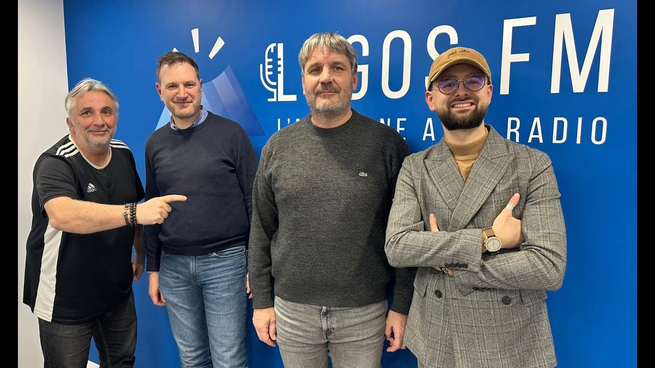 Avec un S à sports Logos FM - Cyrille Faucher, pdt Handball Club Cournon et Christophe Aragnou.
