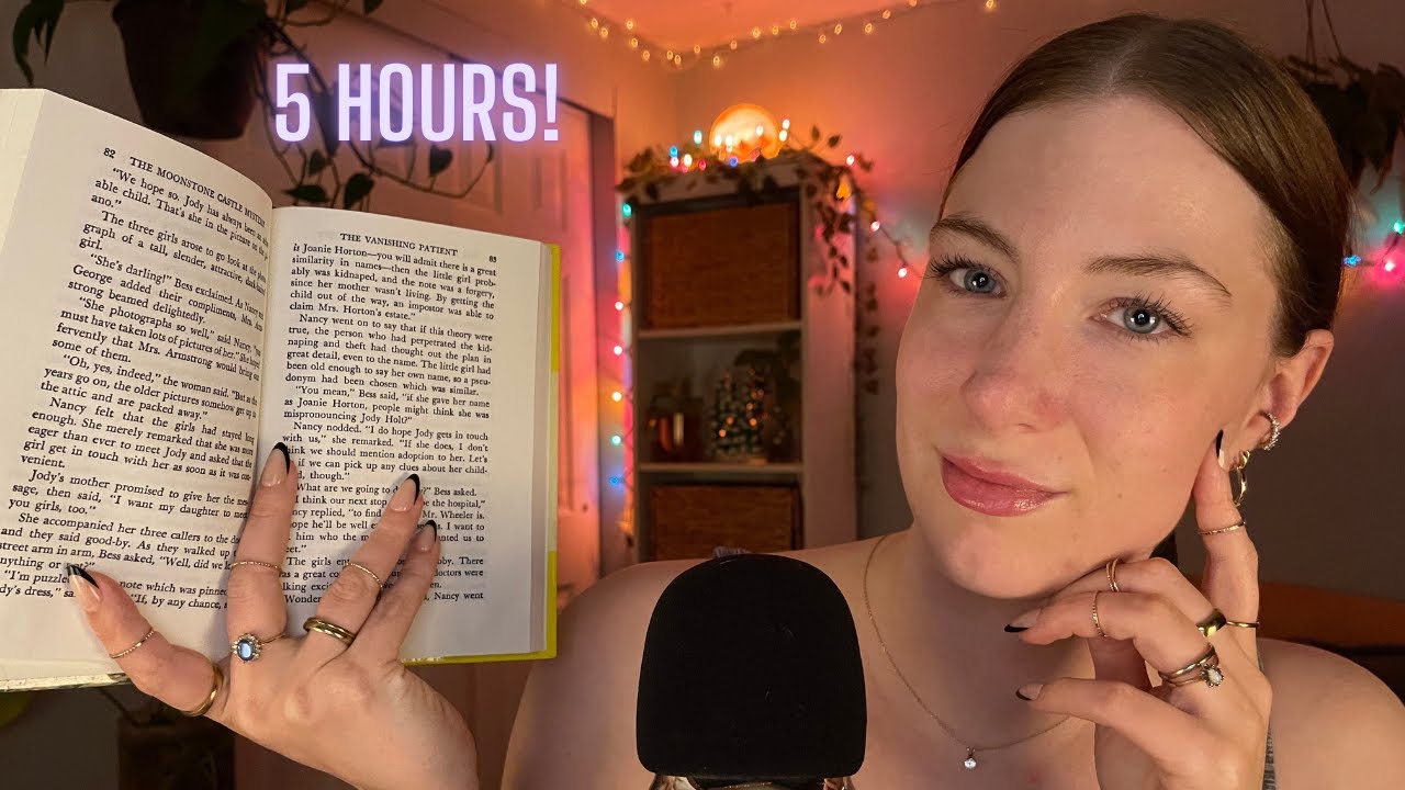 ASMR 📖 Reading ALL 20 Chapters of Nancy Drew | 5HR Clicky Whispers for Sleep