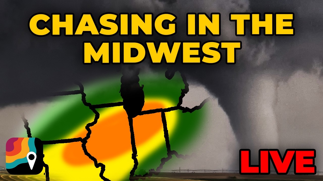 LIVE Storm Chase: Tornado Threat in the Midwest