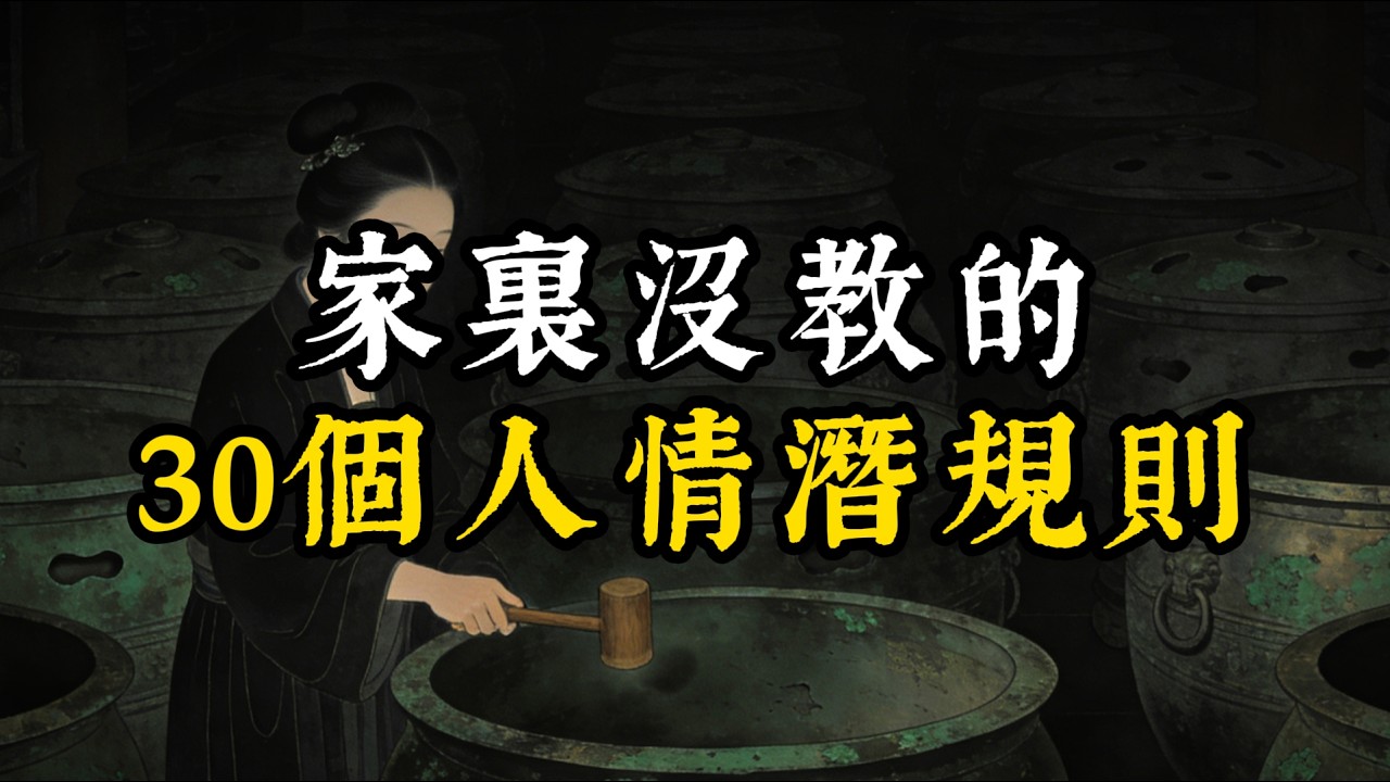 家裏沒教的30個人情潛規則#智慧#强者謀略#人生感悟#處世智慧#人際關係