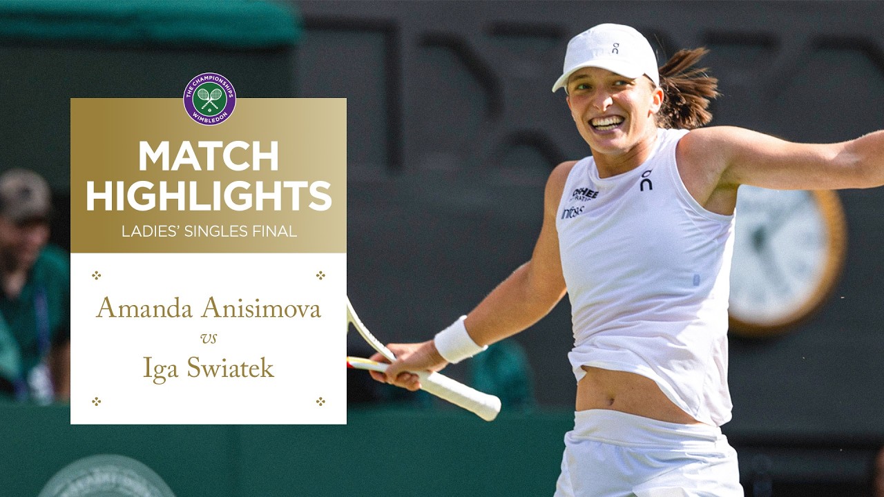 A Champion's display! | Amanda Anisimova vs Iga Swiatek | Extended Highlights | Wimbledon 2025