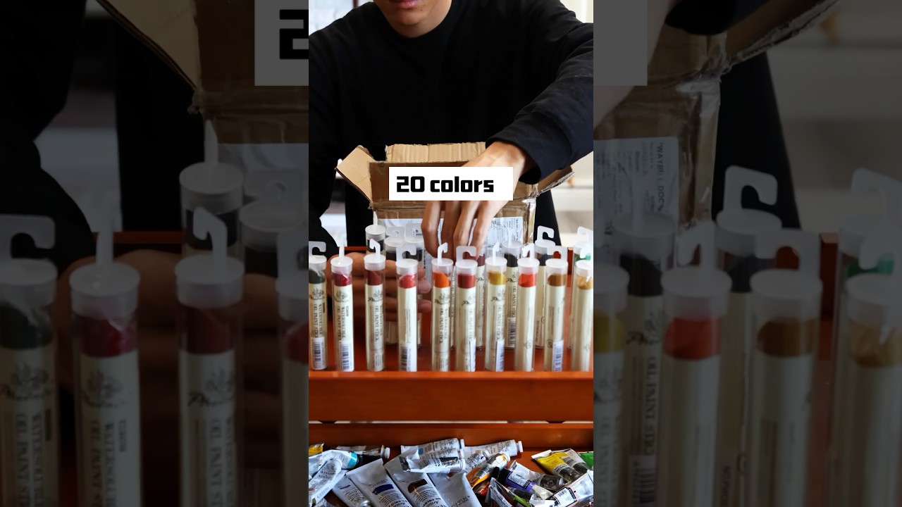 🖌️ unboxing water soluble oil pastels from Phoenix art materials