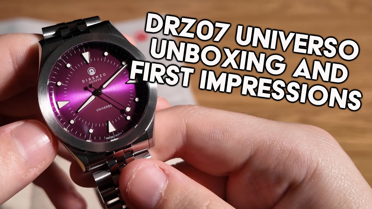 Direnzo DRZ-07 Universo | Unboxing and First Impressions | BRAND NEW RELEASE