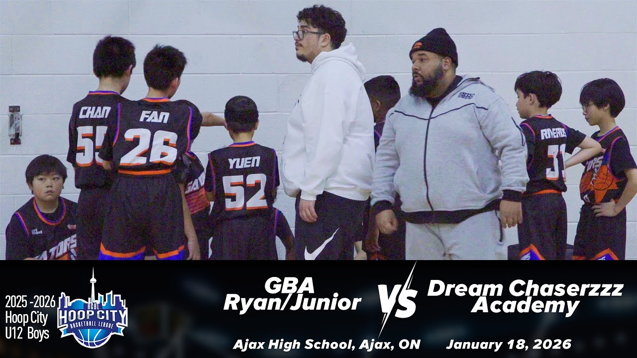 2026.01.18b (U12) GBA-Ryan/Junior vs. Dream Chaserzzz Academy (HoopCity)
