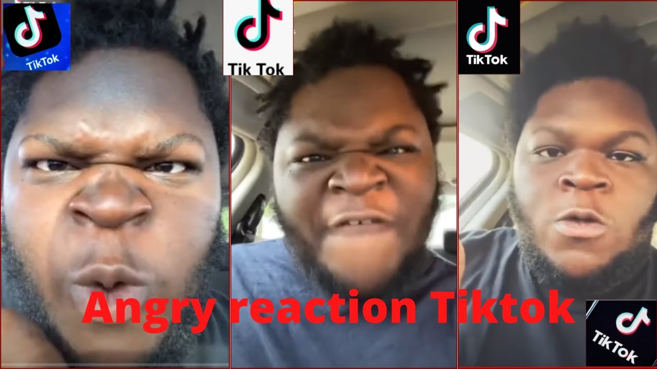 #Angry reactions Tiktok | Credit to #Oneya Johnson