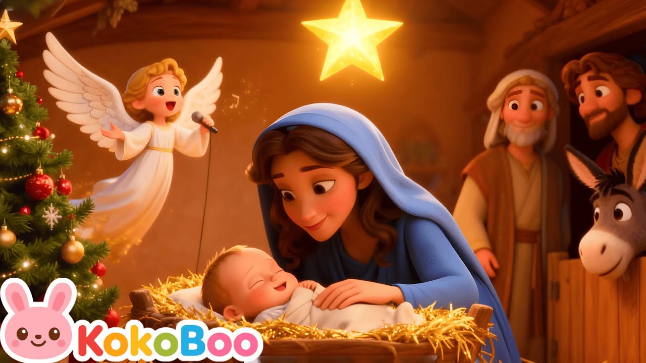 WELCOME, BABY JESUS! ✨ Gentle Nativity Song for Toddlers | Angels, Shepherds & Christmas Joy