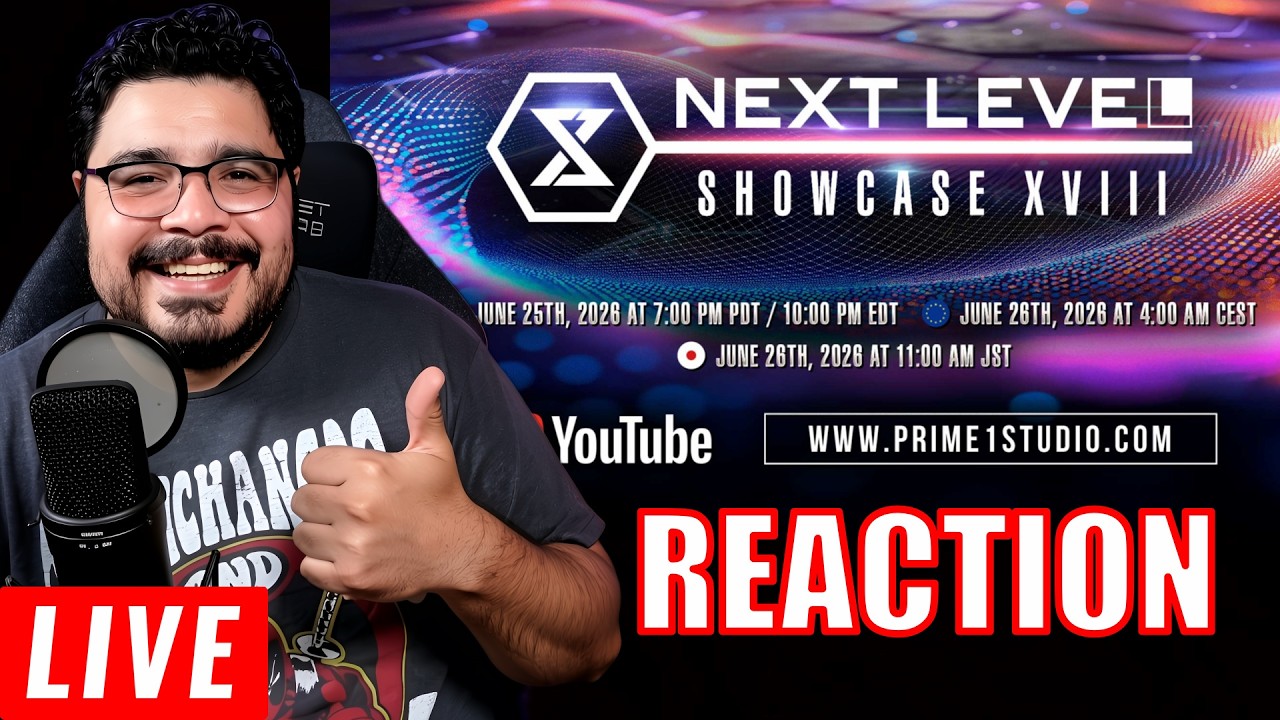 🔴 LIVE REACTION! Prime 1 Studio Next Level Showcase XVIII