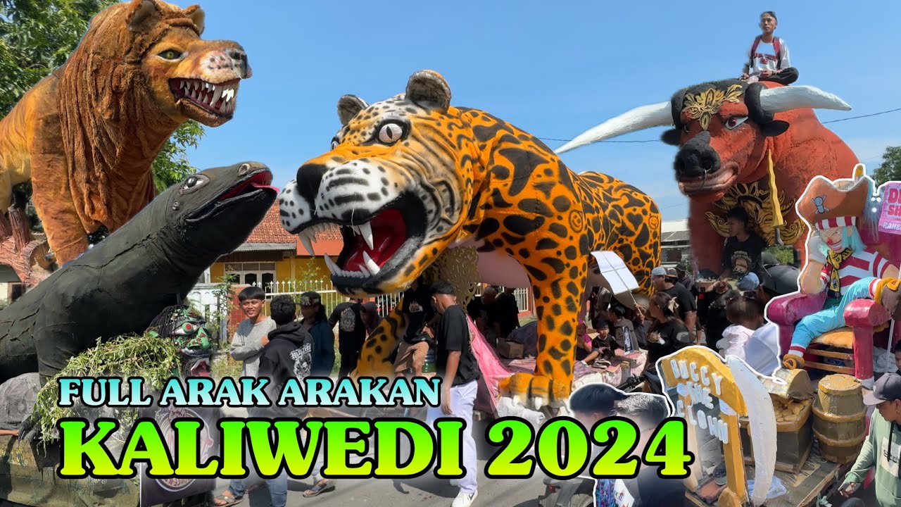 FULL Arak Arakan KALIWEDI 2024 Cirebon ❗️ Karnaval Muludan dan Khitanan Massal