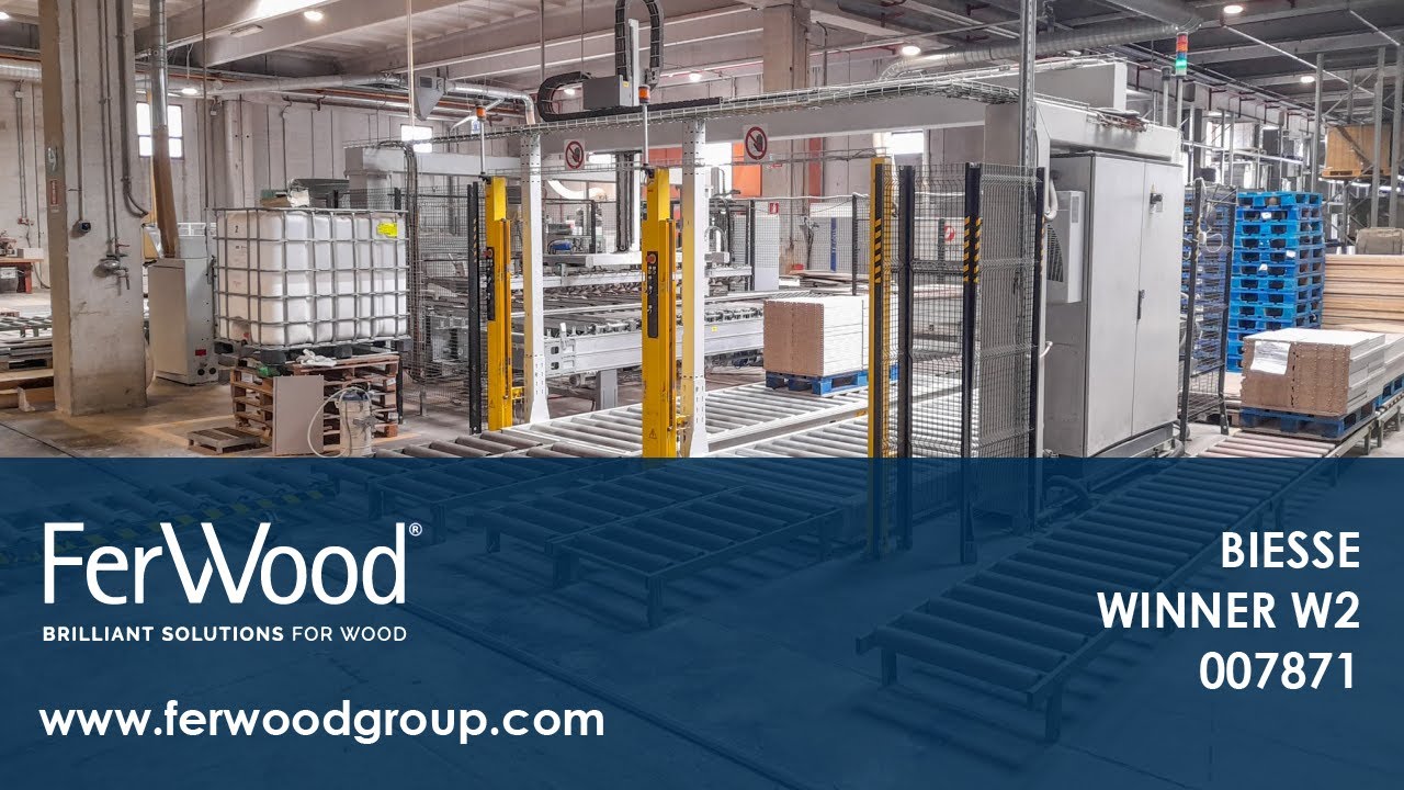 Выгрузчик во время работы -  BIESSE  WINNER W2 - Ferwoodgroup - 007871