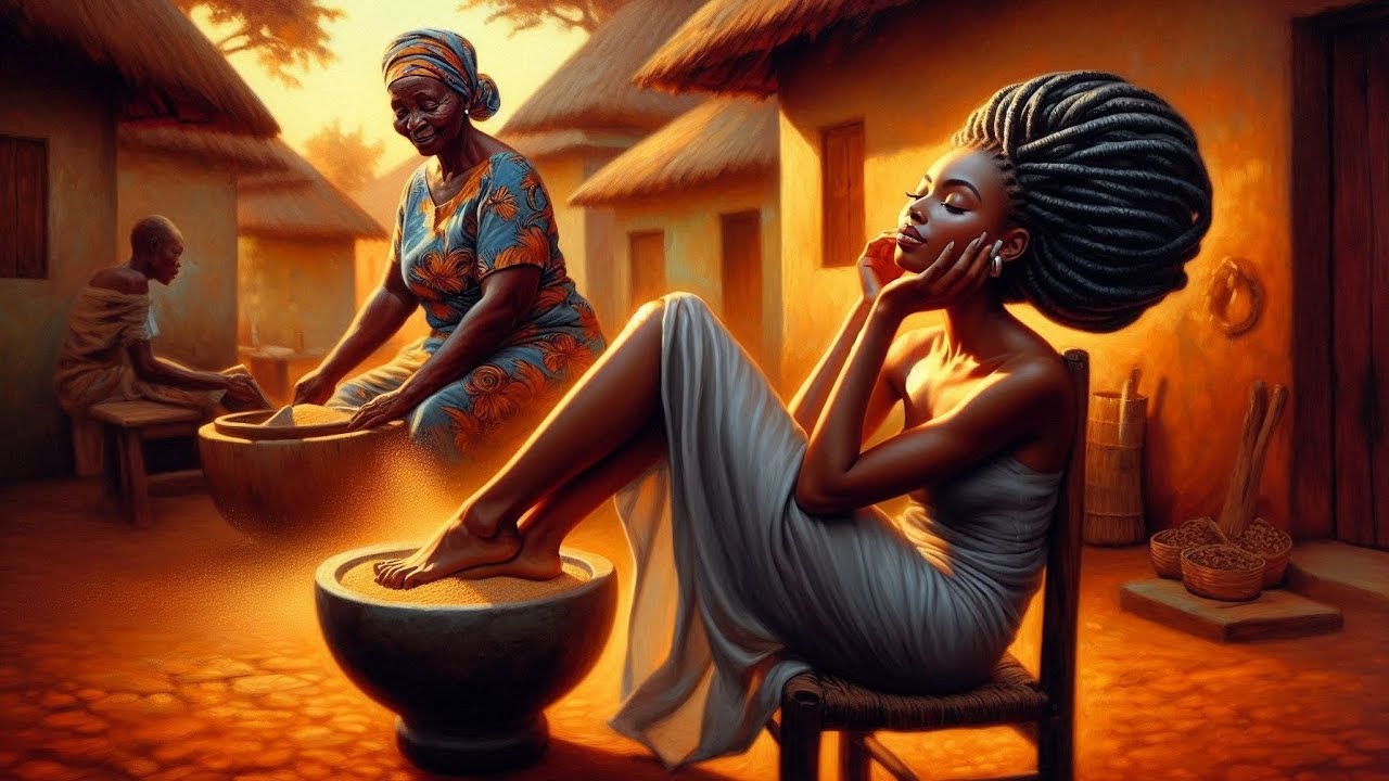 C'était la fille la plus paresseuse de son village 