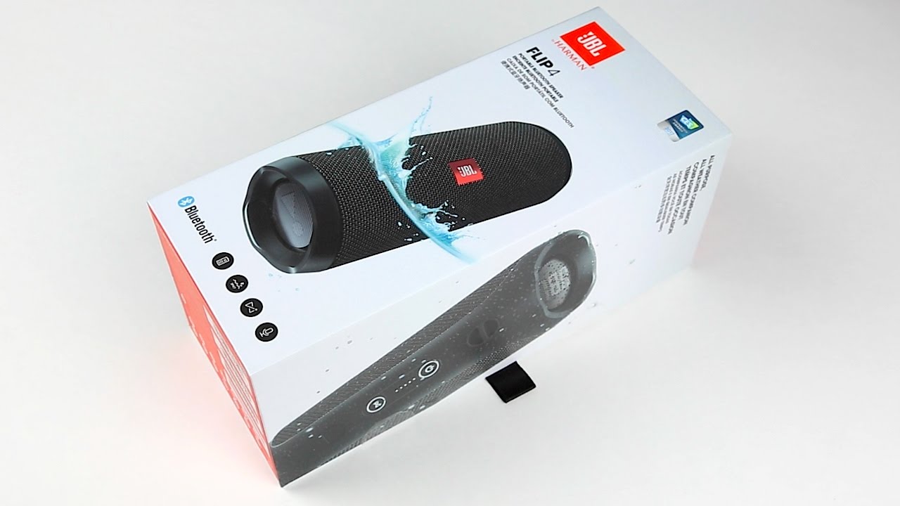 JBL Flip 4 Bluetooth Speaker Unboxing & Quick Sound Check