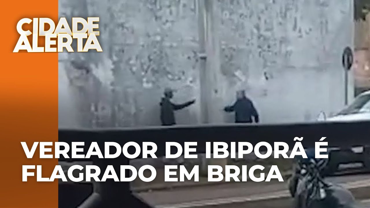 Câmera flagra vereador de Ibiporã em confusão no bairro San Rafael, no PR