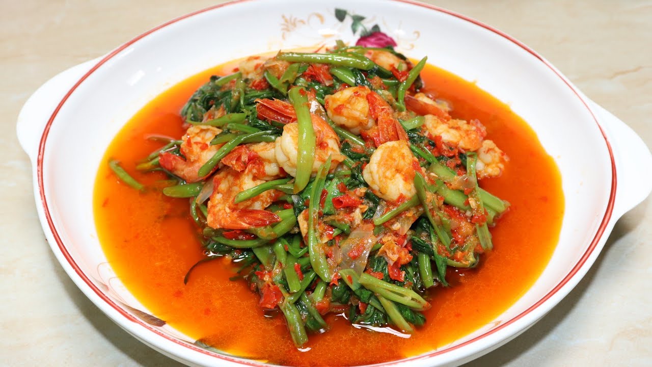 Resep TUMIS KANGKUNG UDANG khas Dapur Uni ET