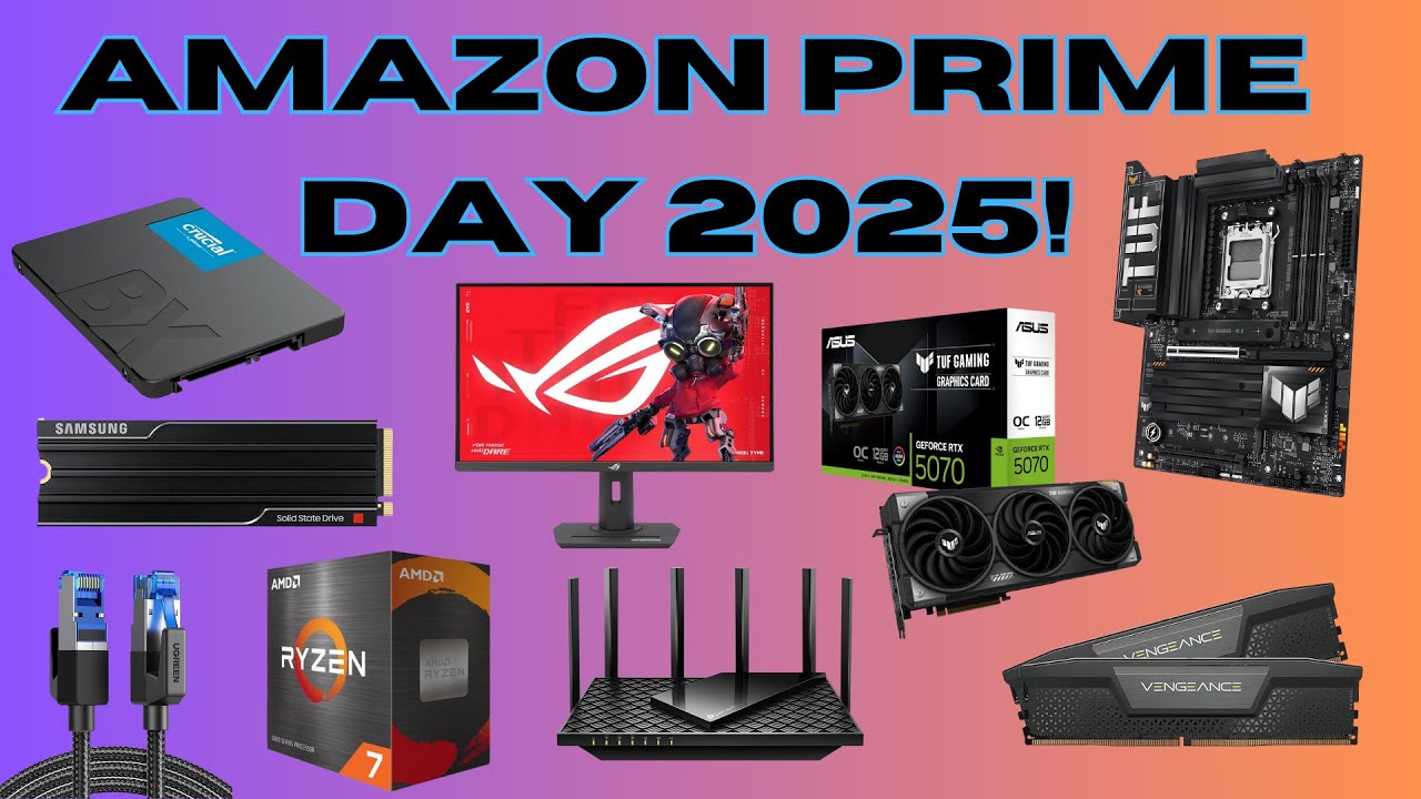 Amazon Prime Day 2025! Deals on SSDs, GPUs, Motherboards & More! #amazonprimeday