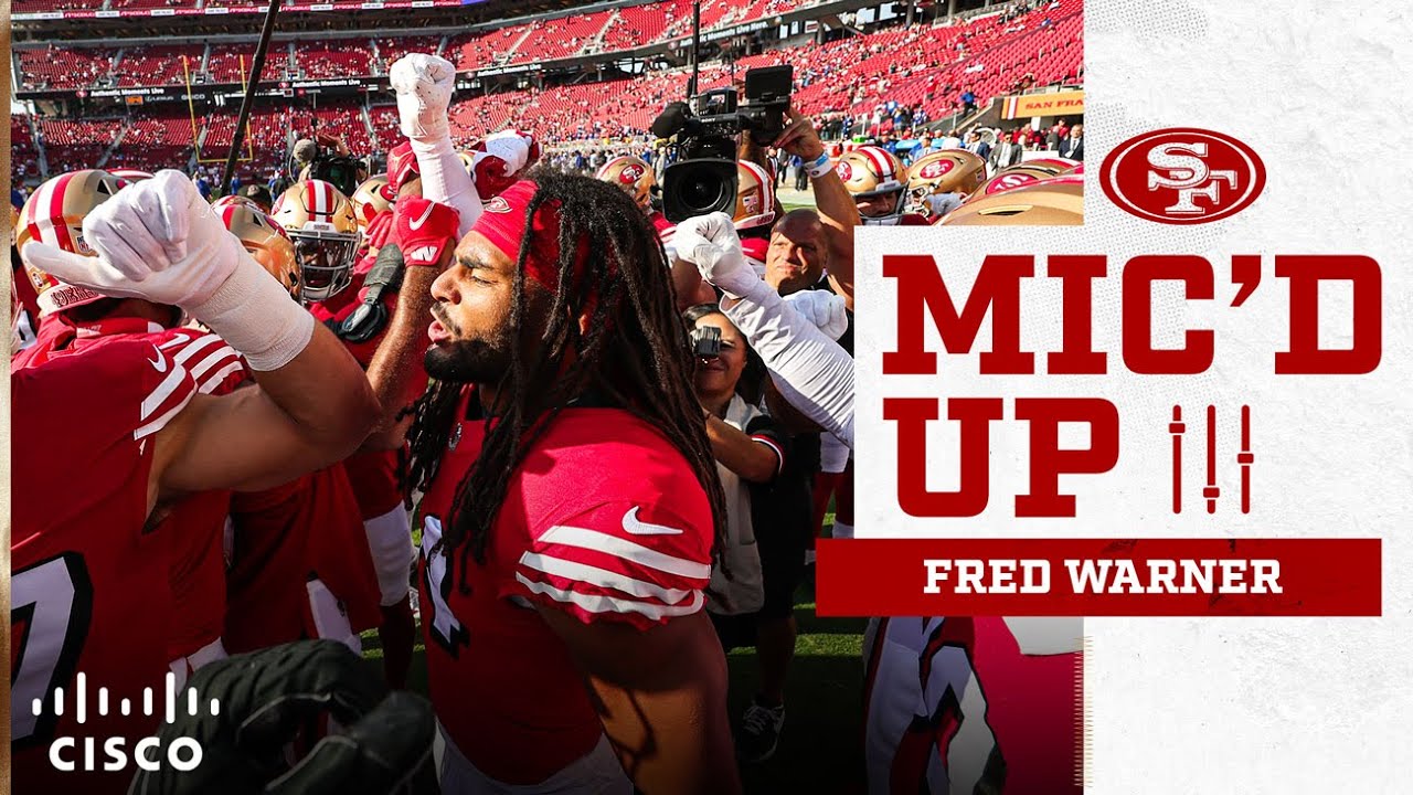 Mic'd Up: Fred Warner is Locked In for 49ers Primetime Win