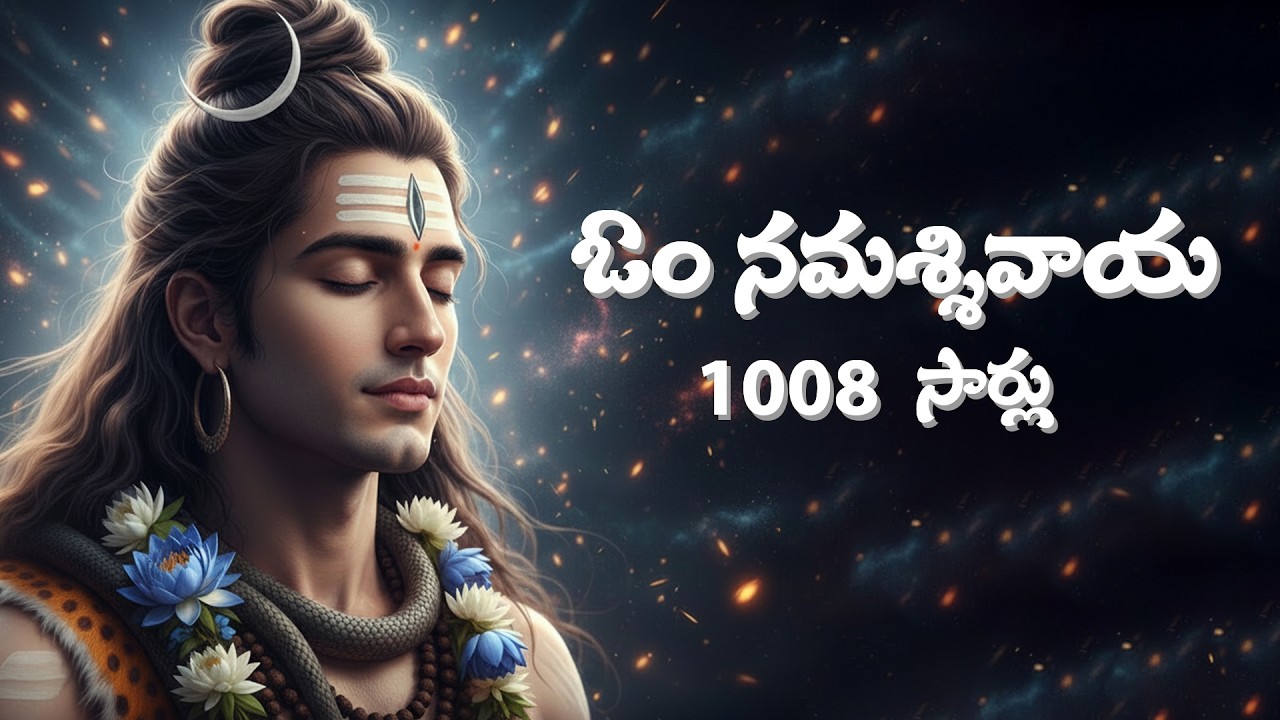 Om Namah Shivaya 1008 Times Chanting | Powerful Shiva Mantra for Peace & Protection 🔱
