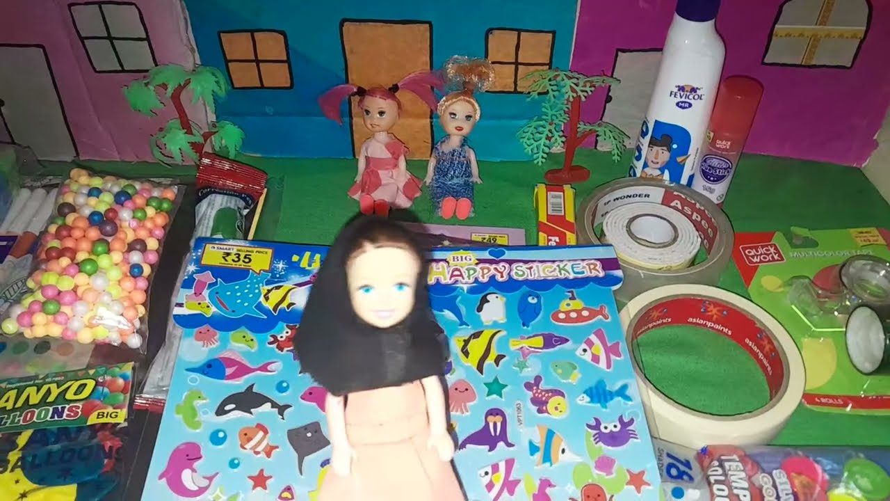 Alya stationary  things/ABC barbie doll 