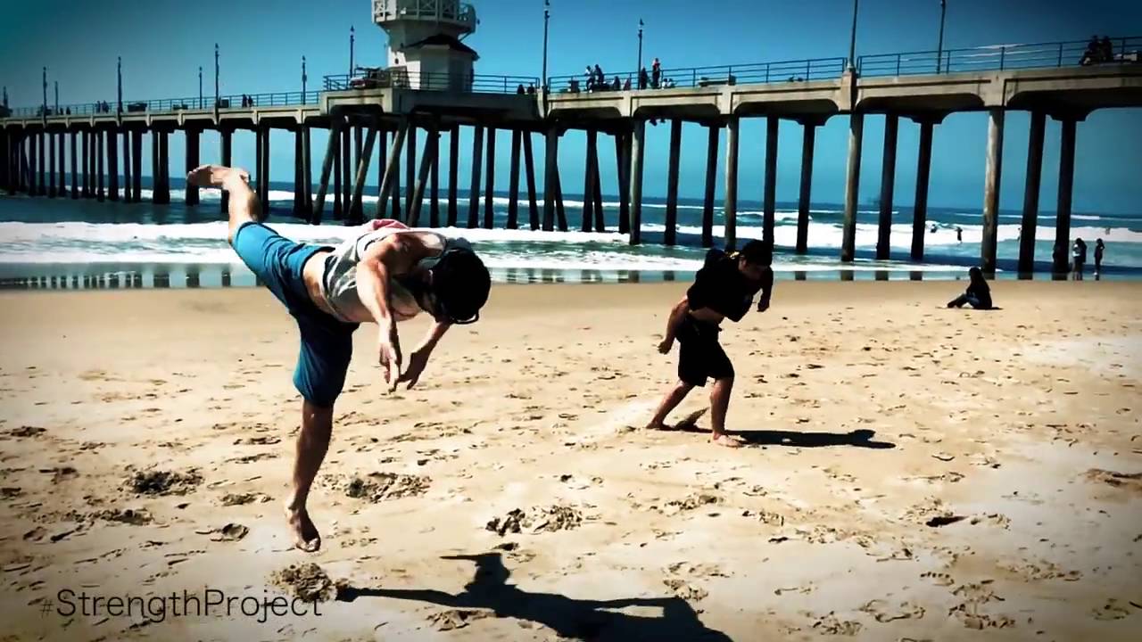 Bboy Simonster con Strength Project Huntington Beach