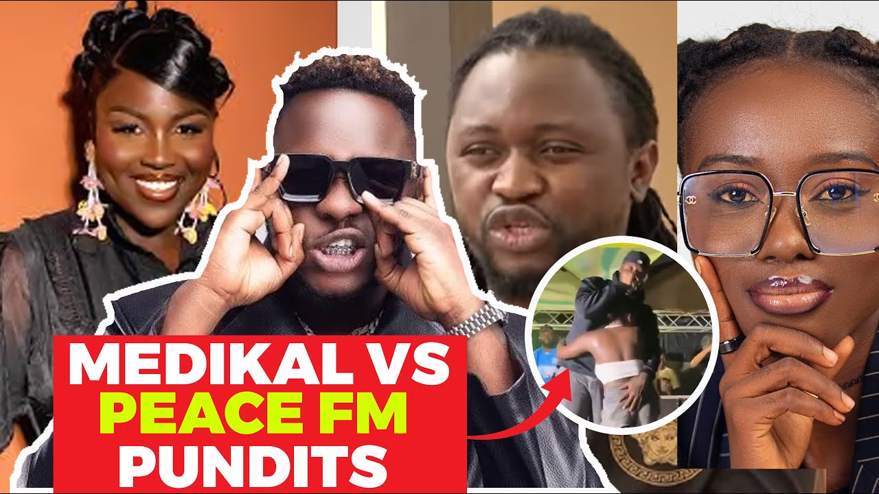 Medikal CLASHES with PeaceFm Pundits Over Sěxual Härässment Allegations.