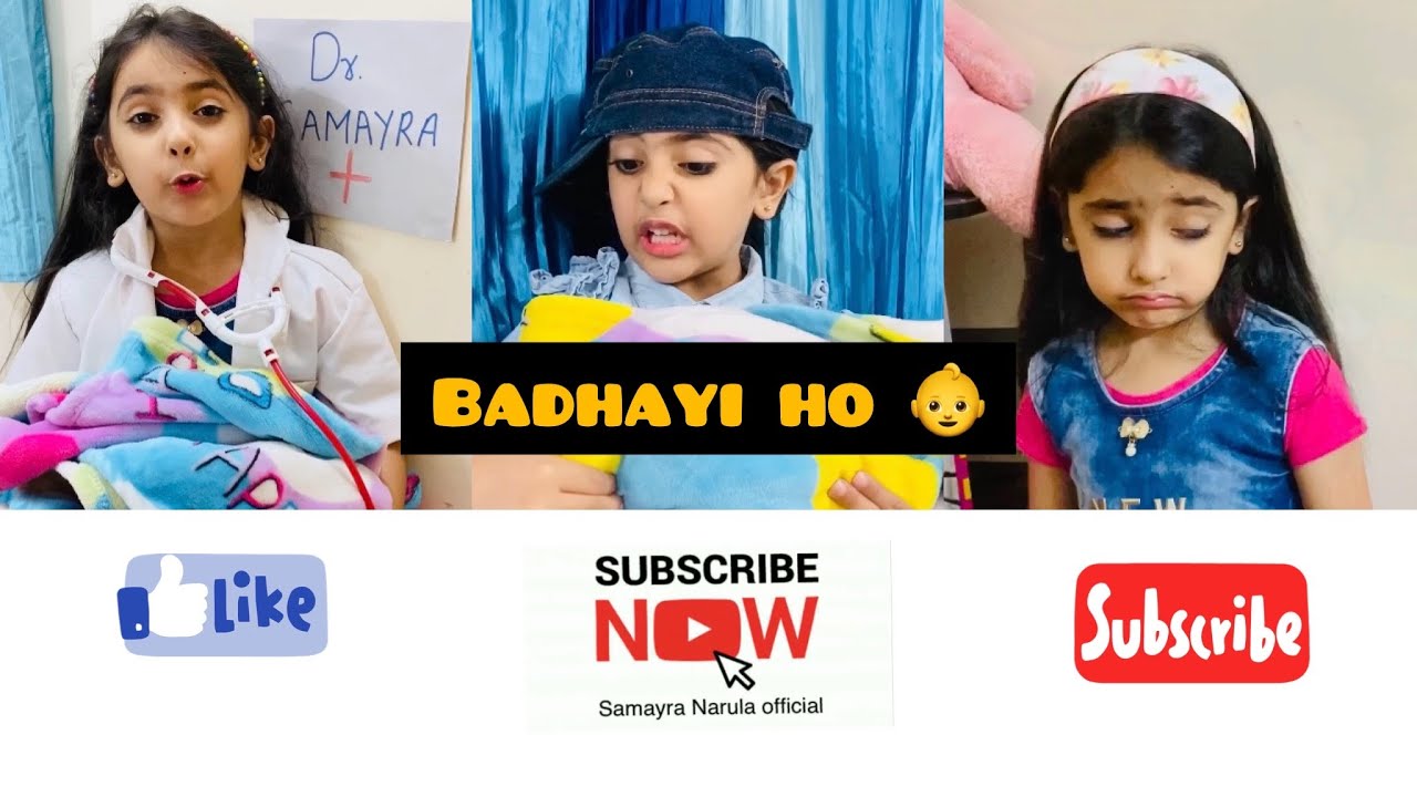 Badhayi Ho 👶| Samayra Narula |Child Actor⭐️| Child Vlogger🌈| Dreamer💫 |Comedian🤪