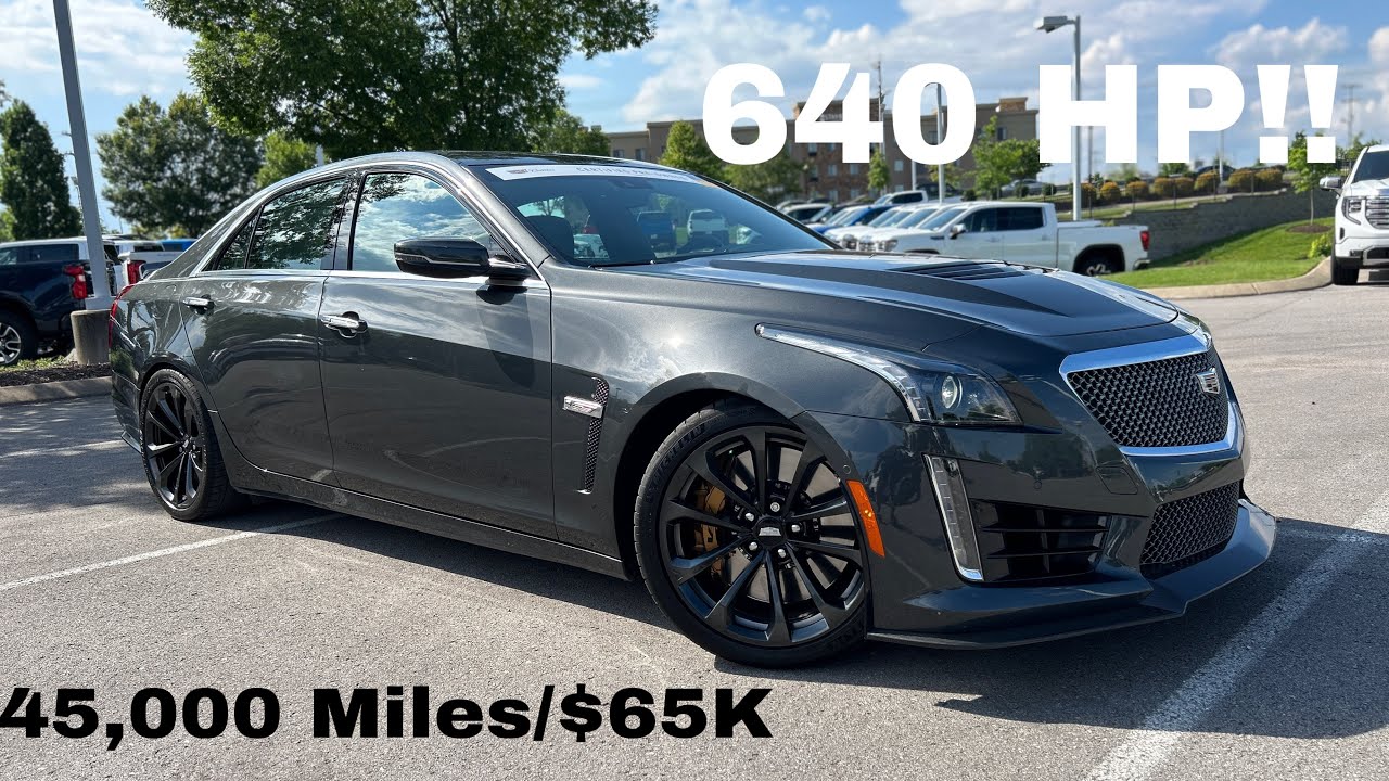 2017 Cadillac CTS-V Carbon Black Package 6.2 Supercharged POV Test Drive & 45,000 Mile Review