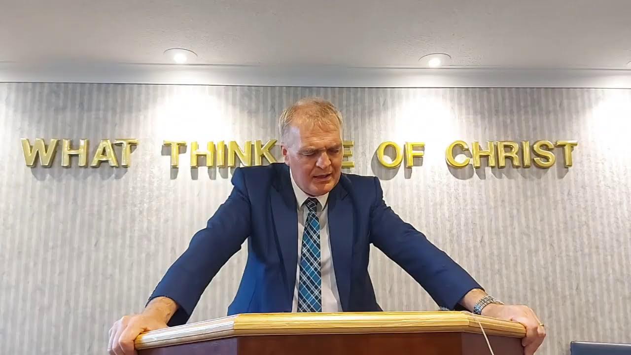 Gospel meeting. Craig Munro 11/08/24.