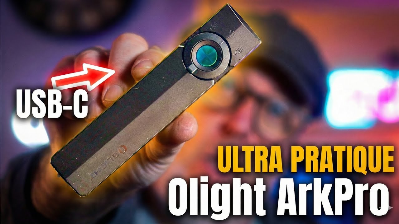 Test Olight Arkpro : 1500 Lumens, Laser, UV... La lampe EDC PARFAITE ?