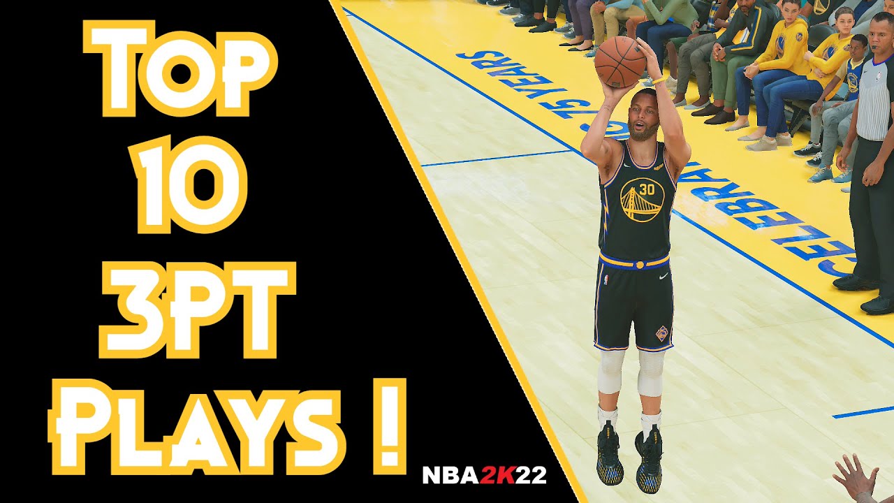 Best 10 3 Point Money Plays In NBA 2K22 !