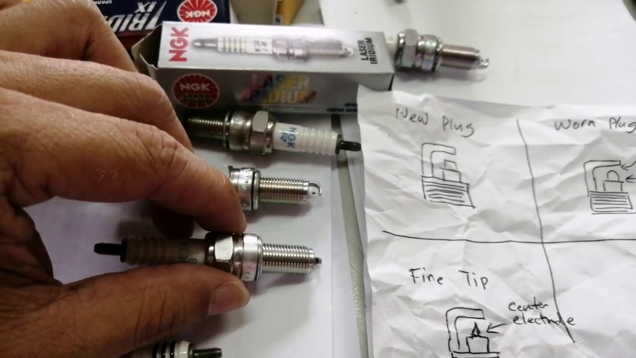 Replacement Spark Plugs for Yamaha MT09