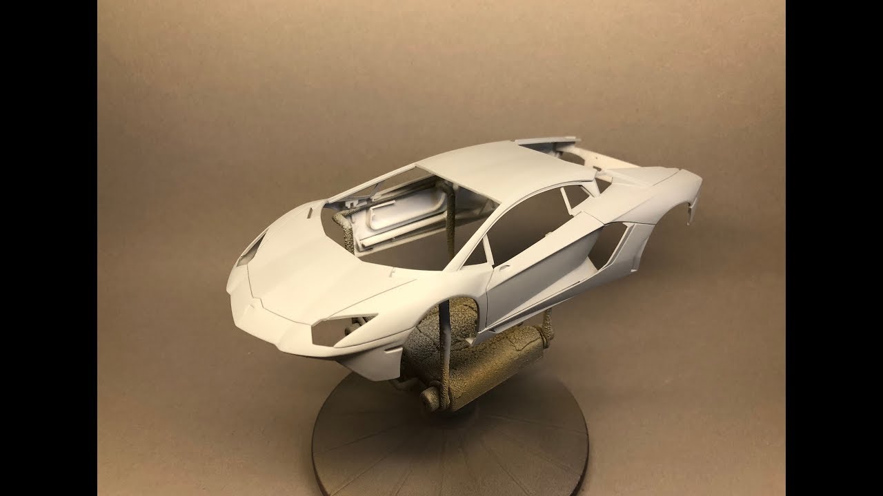 Aoshima: Lamborghini Aventador LP720-4 50th Anniversario Part 1
