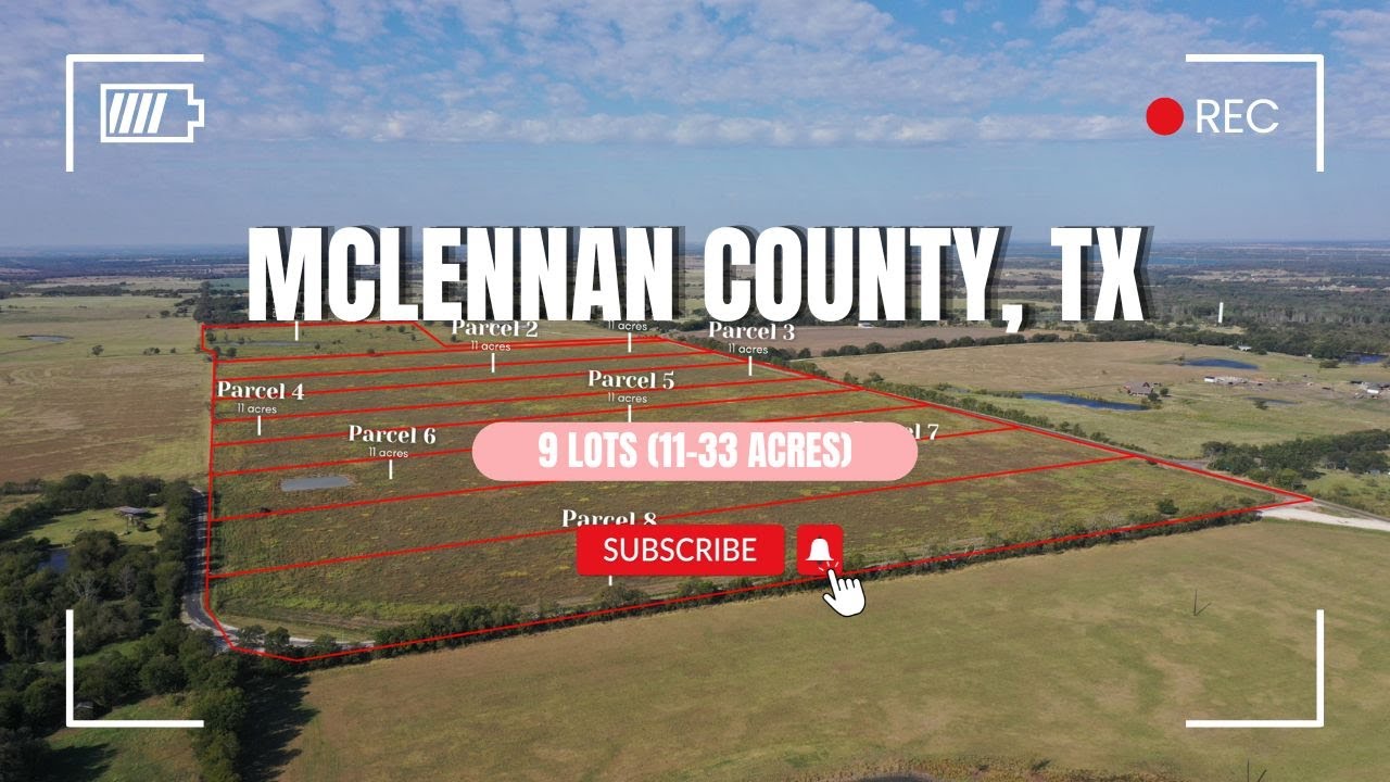 Prime Acreage in McLennan, TX | Flat Build-Ready Land | 20 Minutes to Waco - Overview