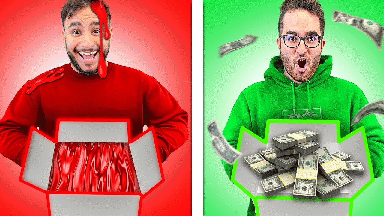 لون ملابسك يحدد لون صندوقك 🤣 (أختار اللون الصحيح ولك 3000$ 😳🔥)