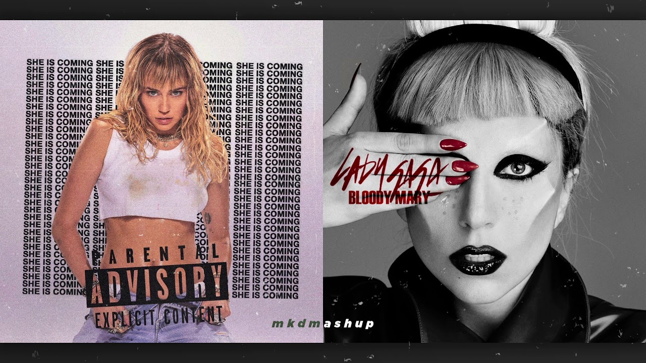 MOTHER'S DAUGHTER vs. BLOODY MARY - Miley Cyrus vs. Lady Gaga [MASHUP]