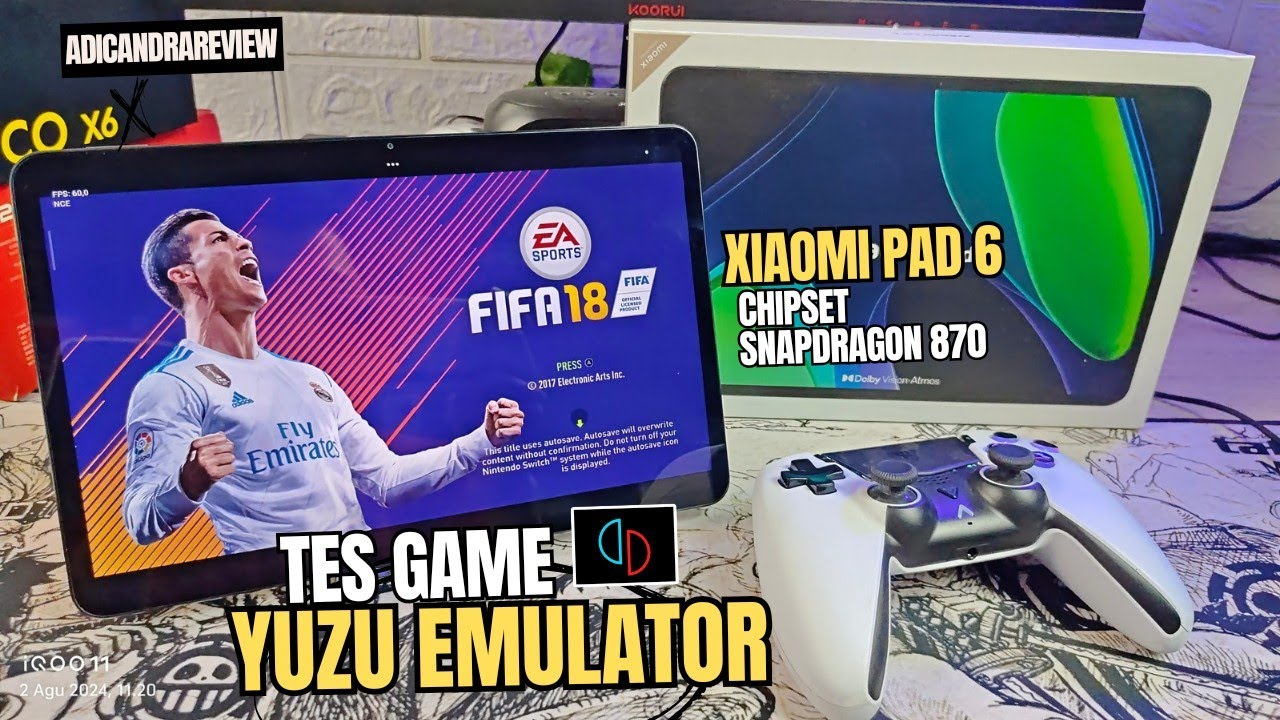TES GAME YUZU EMULATOR Di Xiaomi Pad 6 | Chipset Snapdragon 870