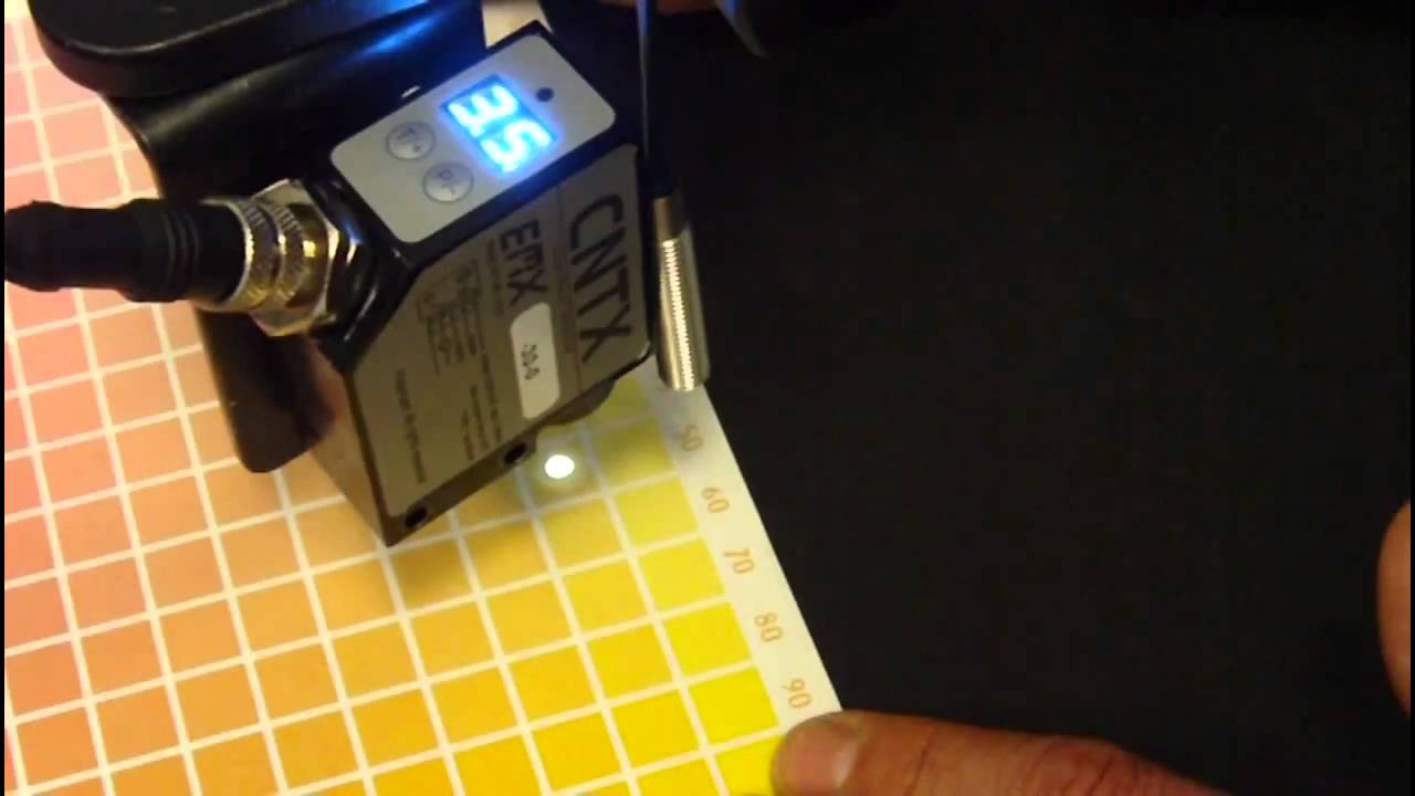 CNTX Color Mark Sensor - Detecting close color shades