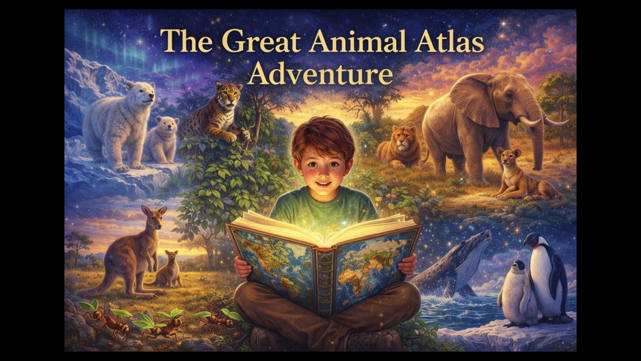 THE GREAT ANIMAL ATLAS ADVENTURE // // Sleep Stories for Kids
