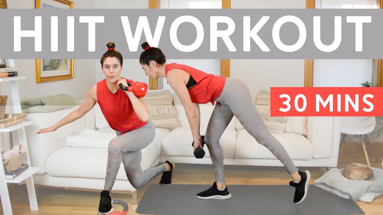 30-Min HIIT Workout with Weights