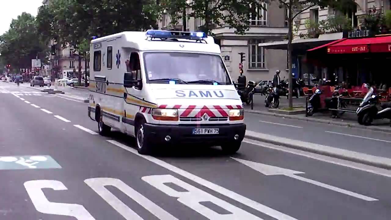 Paris Ambulance French Siren Responding
