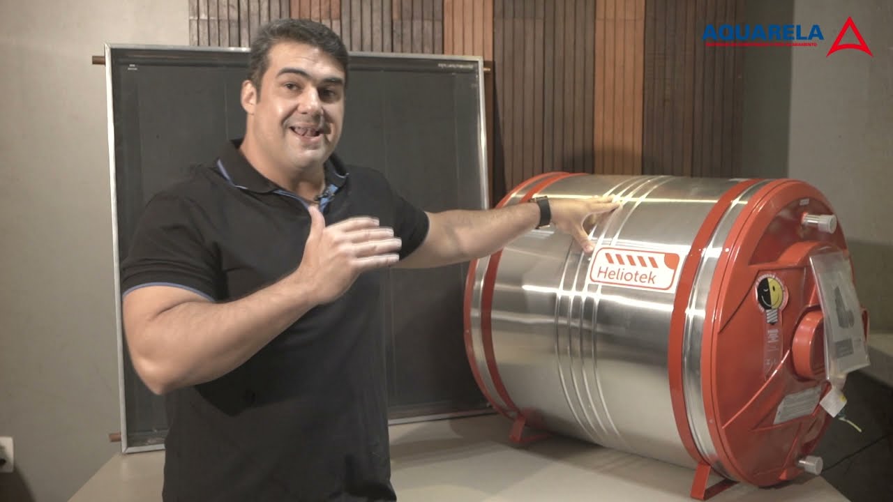 CONHEÇA O  AQUECEDOR ELÉTRICO/SOLAR PARA BANHO (BOILER) HELIOTEK - AQUARELA MANAUS