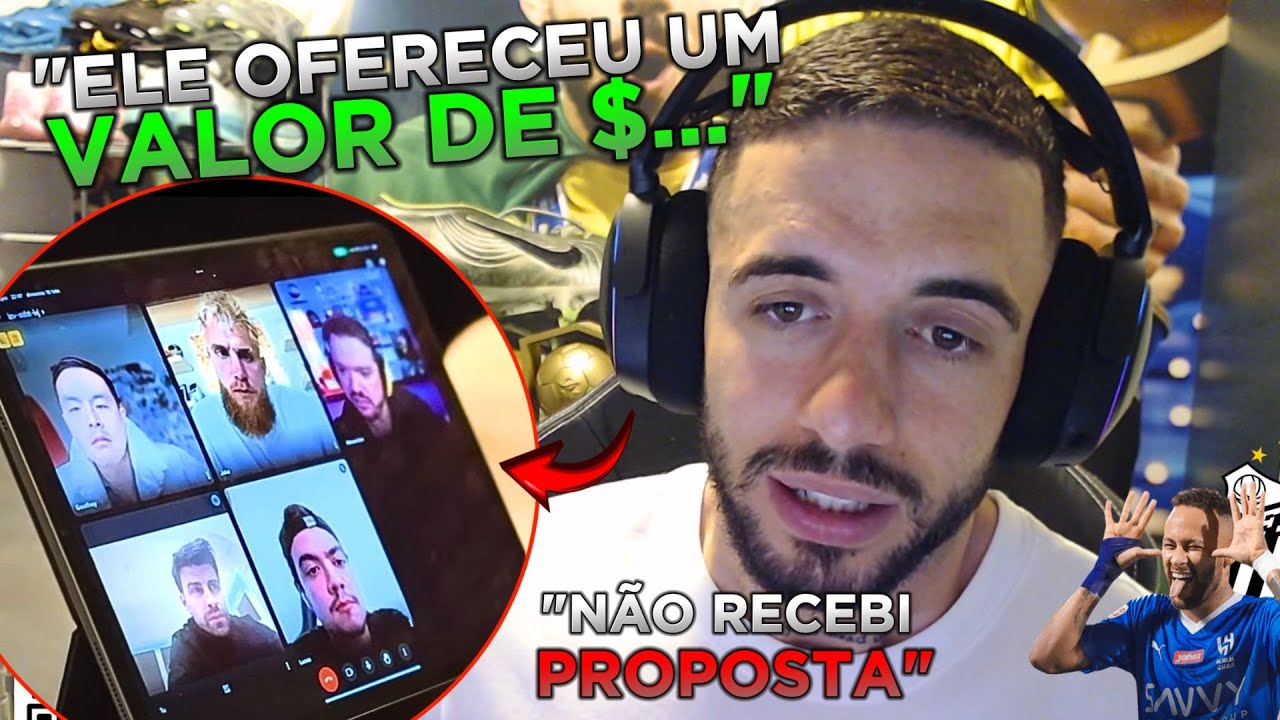 KELVIN REVELA VALORES OFERECIDOS POR JAKE PAUL E NEGOCIAÇÕES COM SANTOS E G3X