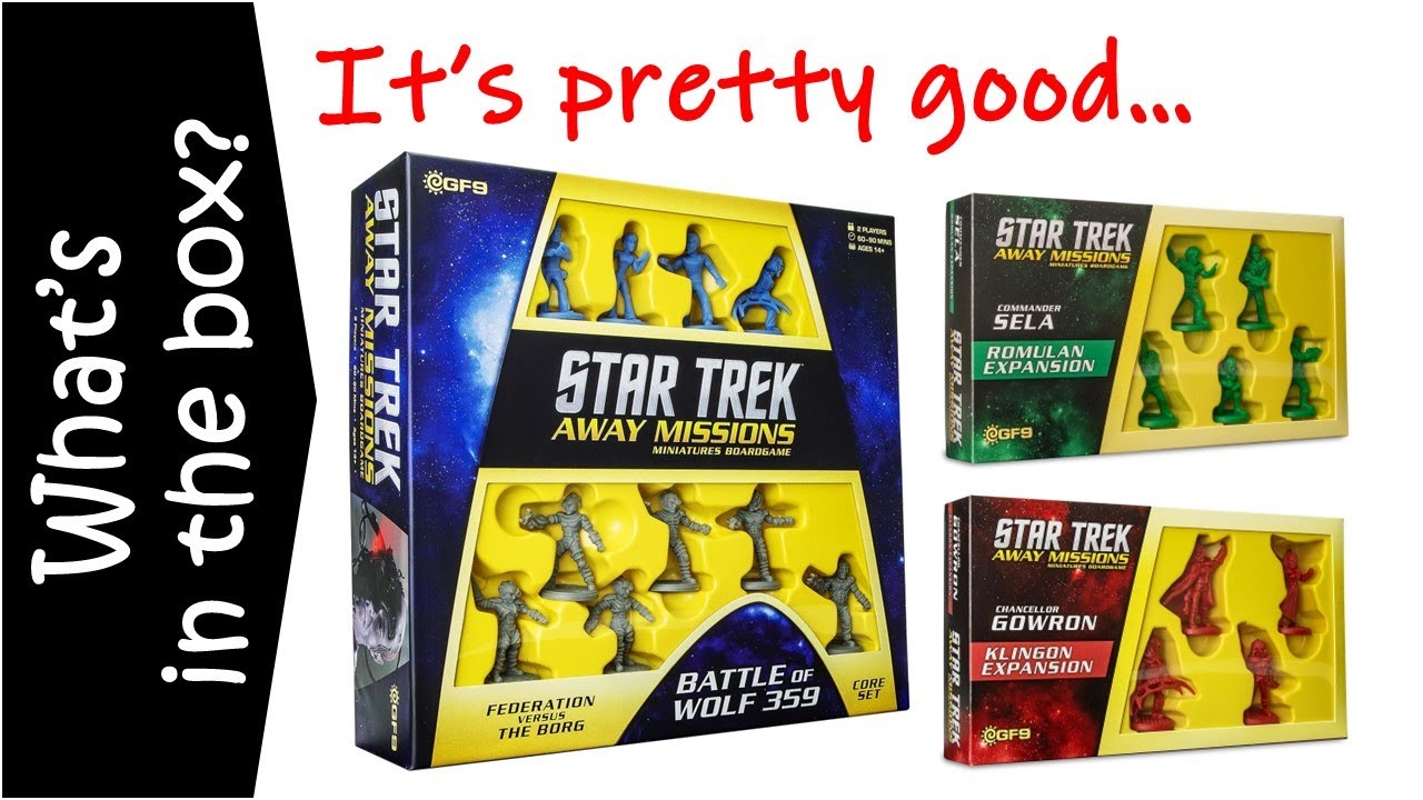 Star Trek Away Missions - The Miniatures Game - Unboxing & Review