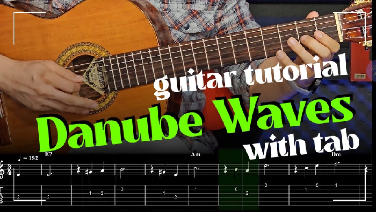 Danube Waves -  guitar tutorial