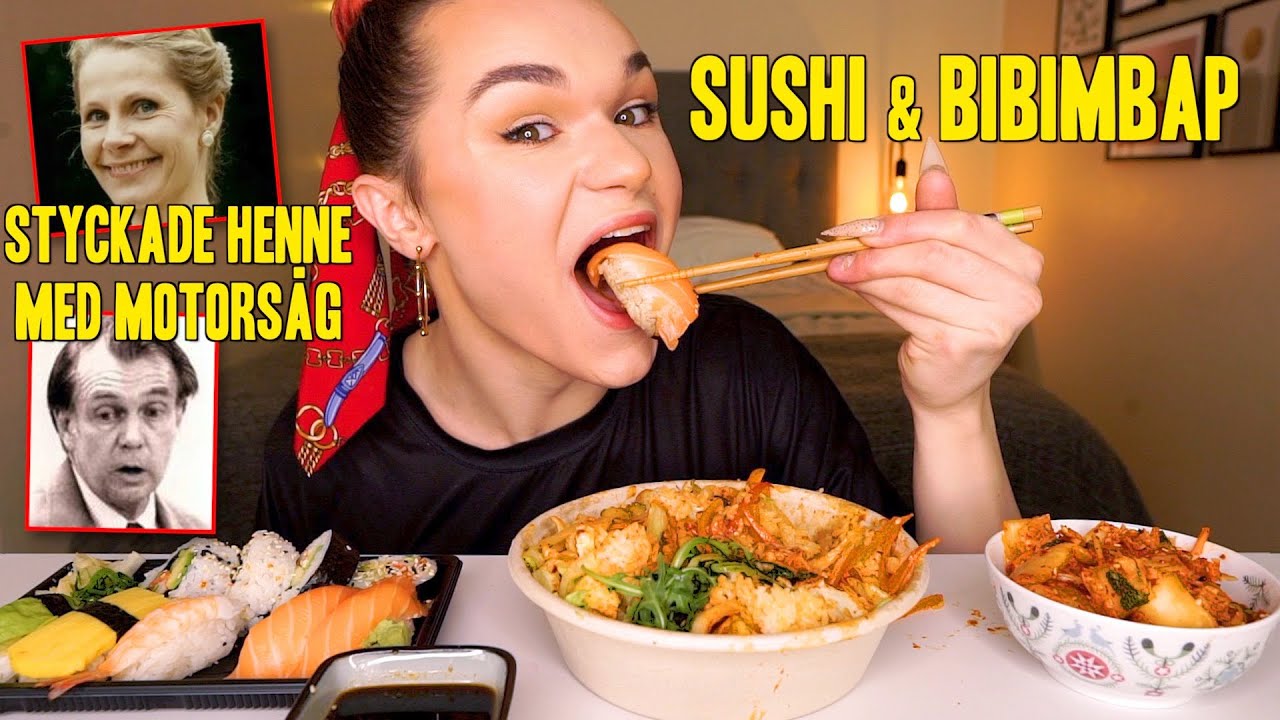 HAN MALDE NED SIN FRU I EN MASKIN | Mukbang + true crime