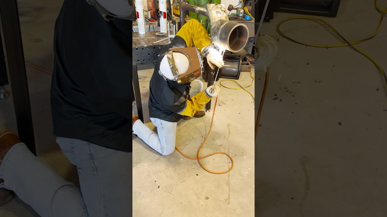 Testowanie nowych pręt&oacute;w spawalniczych IronArc 7018 na rurze 5G @lincolnelectrictv