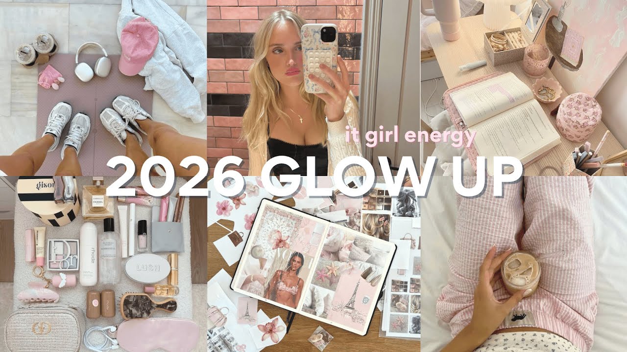 GLOW UP with me for 2026 | become the it girl *affordable edition* 🧖🏻‍♀️🫧🧴💕